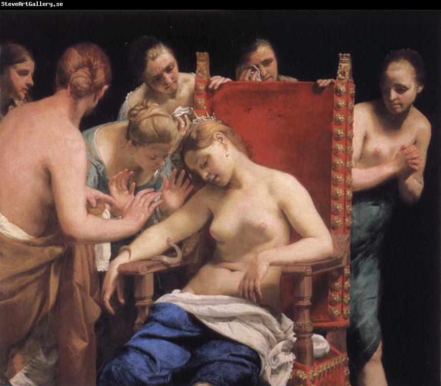 Guido Cagnacci Suicied of Cleopatra